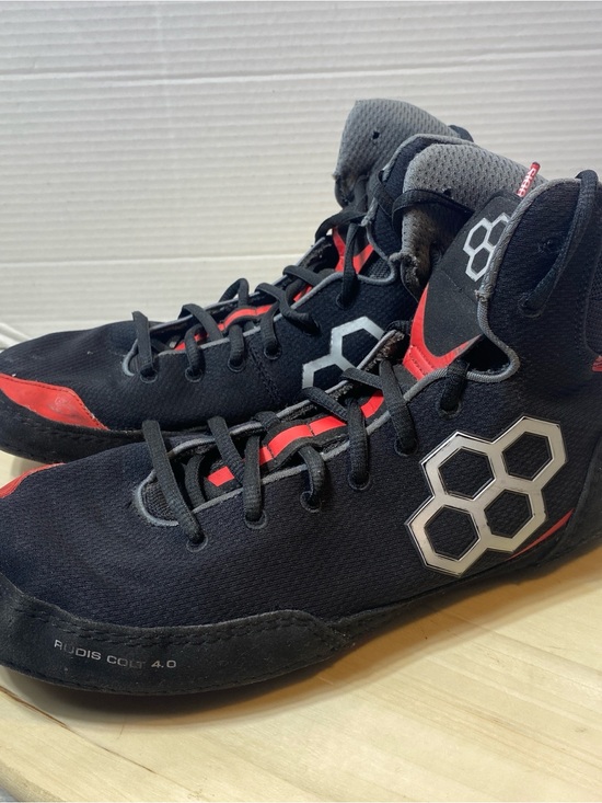 Rudis Colt 4.0 Wrestling Shoes Black Red Men\'s Size 12 main image 2